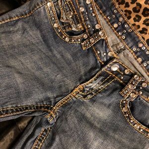 MissChic Jeans 👖 sparkly jewels denim